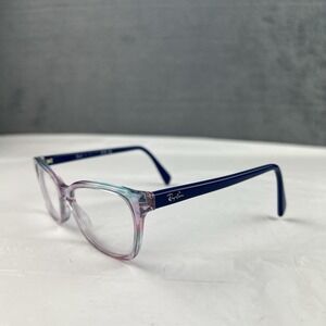 RAY BAN KIDS RB 1591 3807 Blue Purple Flex Hinge Eyeglasses 48-16-130 Frame Only